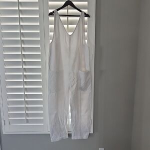 We The Free High Roller Jumpsuit - White